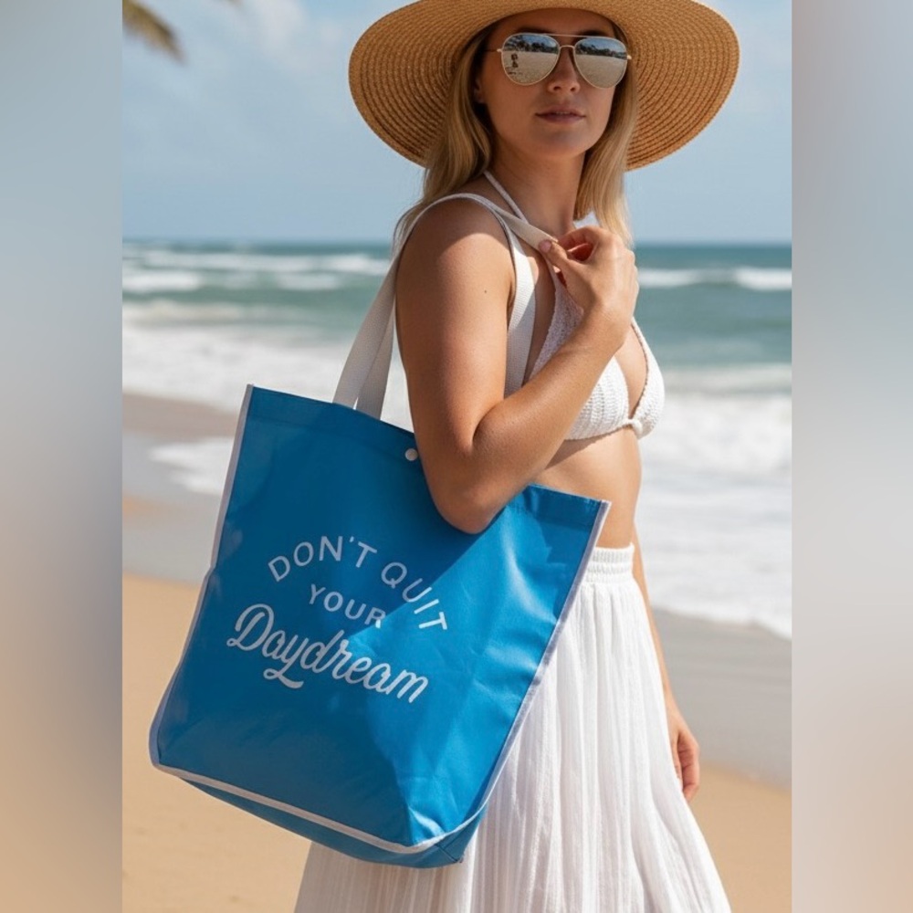 The Home T 'Don't Quit Your Daydream' Reusable Tote Bag